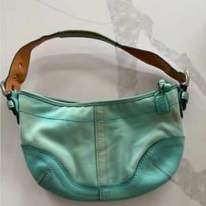 vintage Coach Soho mini hobo shoulder bag
Mint Green